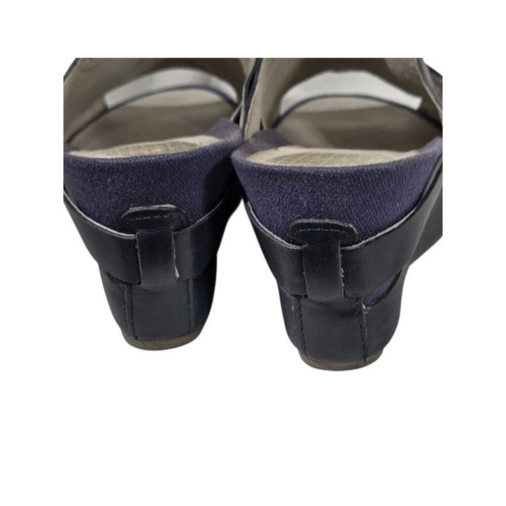 Tsubo Ovid Wedge Slide Leather Sandals -Size 8 - Picture 3 of 5